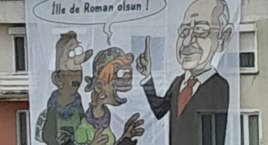 AK Partili Bekle’den CHP’nin Menemen’de açtığı Roman karikatürüne tepki!