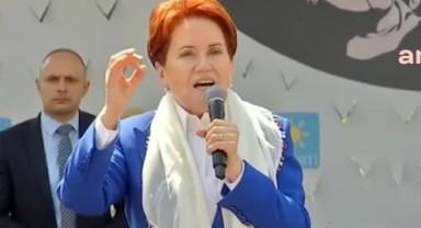 Akşener: Ayıptır be, her birinizi bir ana doğurdu; bir Allah'ın kulu da o pankartı indirmedi