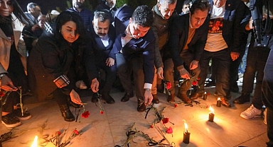 Buca'da Üç Fidan anması