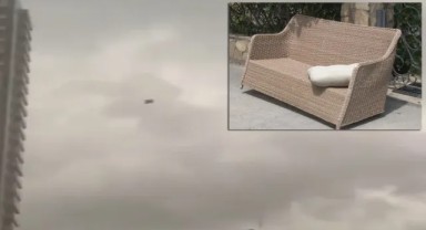 Fırtınada uçan koltuğun sahibi aranıyor!