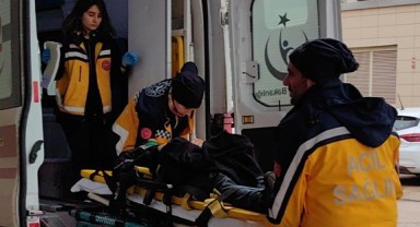 Korku dolu anlar! Çanak anten takarken ölümden son anda kurtuldu