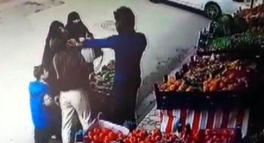 Markette 3 kadın darp edildi!