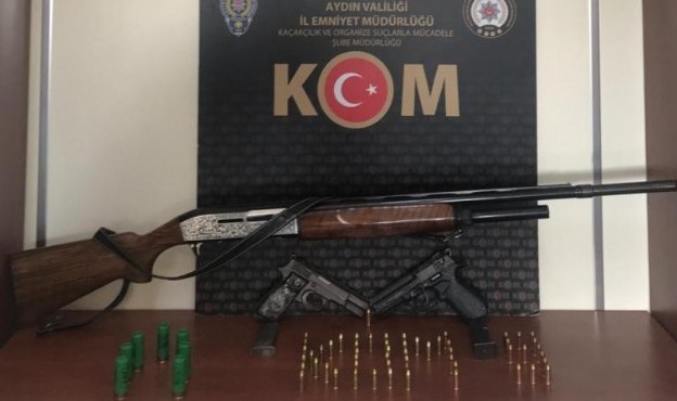 Aydın'da kaçak silah operasyonu: 17 gözaltı