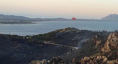 Datça'da 25 hektar alan kül oldu