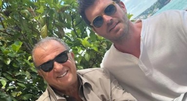Fatih Terim ile Kıvanç Tatlıtuğ sosyal medyayı salladı