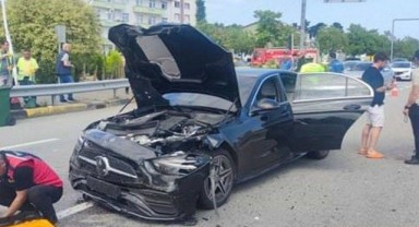 Galatasaraylı Barış Alper Yılmaz trafik kazası geçirdi