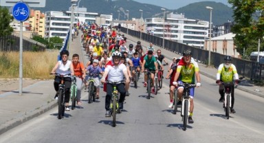 Gaziemirliler sağlık için pedal çevirdi