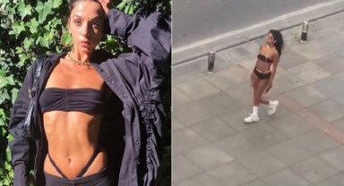Her gün yarı çıplak Bağdat Caddesi'nde yürüyor. Kim olduğu belli oldu. Sosyal medyada olay olmuştu! Ünlü mankenin sırrı çözüldü