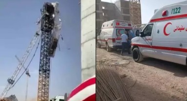 Irak’ta inşaatta vinç devrildi: 3 ölü