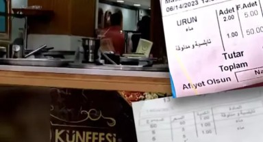 İstanbul'da Arapların işlettiği restoran Arapça fiş verdi: KDV olmaması dikkat çekti