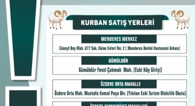 Menderes’te Kurban Yerleri Hazır