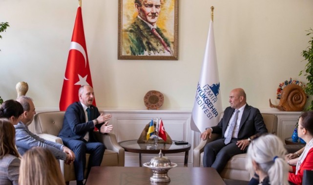 Soyer Ukrayna’nın İstanbul Başkonsolosu Nedilskyi’i ağırladı