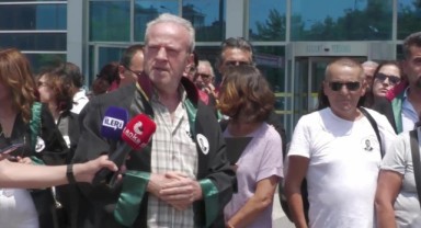 Adliye önünde toplandılar: Avukatlardan 'Can Atalay' eylemi