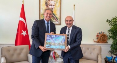 Başkan Soyer ABD Büyükelçisi Jeffry Flake’i ağırladı