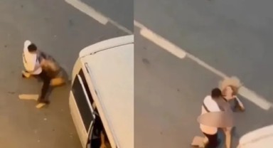 Bulun bu alçağı! Esenyurt'ta kadını bayıltana kadar dövüp minibüse attı