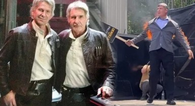 Hollywood'daki grev esnasında bir dublör kendini ateşe verdi