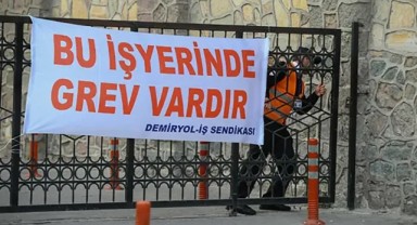 İzmir'de metro ve tramvay çalışanları greve gitti