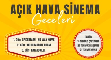Menderes’te yazlık sinema günleri başlıyor