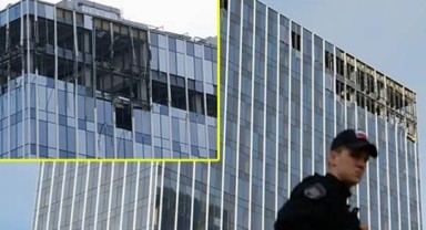 Moskova'da Ukrayna İHA'sı gökdelene saldırdı