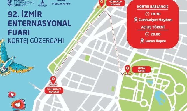 92. İzmir Enternasyonal Fuarı dev kortejle başlıyor
