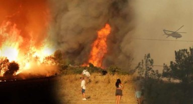 Çanakkale'deki orman yangınında son durum...