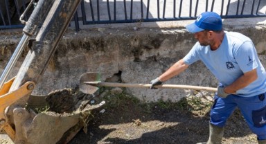 Dikili’deki Sülüklü Deresi temizlendi