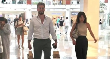 İtalyan şef Danilo Zanna, alışveriş yaparken sevgilisiyle birlikte görüntülendi
