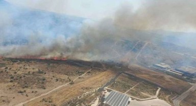 İzmir'de korkutan yangın