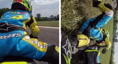 Kenan Sofuoğlu'nun 4 yaşındaki oğlu kaza yaptı. Ağlamaya başlayan çocuğa Sofuoğlu böyle seslendi... 