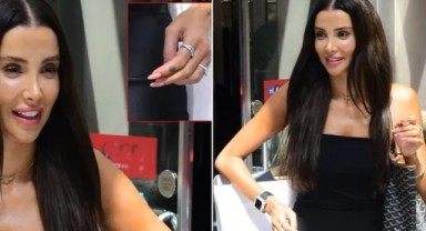 Özge Ulusoy'un 1 milyon TL'lik yüzüğü dikkatlerden kaçmadı