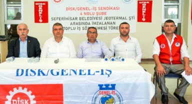 Seferihisar’da zam sevinci Belediyeden işçilere yüzde 70 zam