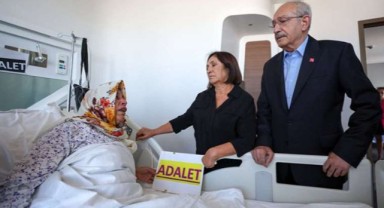 Kılıçdaroğlu'ndan ameliyat olan Emine Şenyaşar'a ziyaret