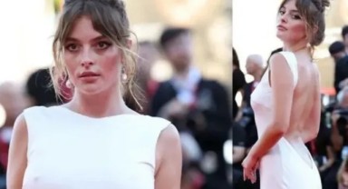 Melis Sezen, kıyafeti ve pozlarıyla olay oldu! Venedik Film Festivali'ndeki halleri sosyal medyayı salladı