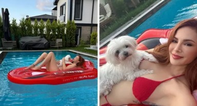 Mine Tugay'ın köpeğiyle pozuna yorum yağdı