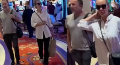 Sergen Yalçın, Las Vegas'da Kumarhane'de görüntülendi