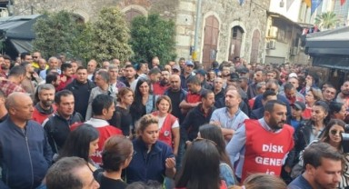 İZENERJİ'de iş bırakma eylemi