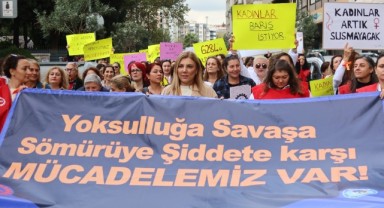 Kadınlar Bornova’dan ses yükseltti