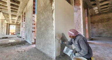 Karşıyaka Belediyesi Taziye Evi ve Kütüphane yapımında sona yaklaştı