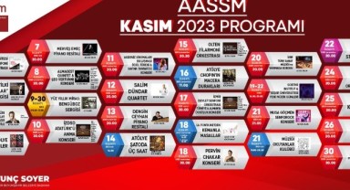 Sonbahar uğurlaması Kasım'da AASSM'de