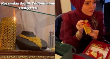 Sosyal medya kullanıcıları külçe altın şovu yapan Nevra Bilem'i konuşuyor