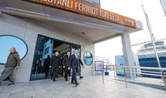 Bostanlı İskelesi yenilenen yüzüyle hizmete açıldı