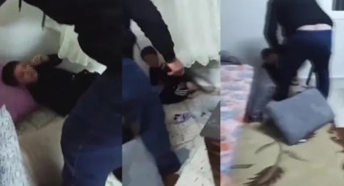 Böyle baba olmaz olsun! Sosyal medya infiale geçti. Çocuğa kemerli işkence görüntülendi