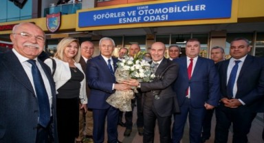 Soyer, İzmir Şoförler Odası’nı ziyaret etti