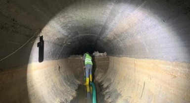 Büyük Kanal’daki temizlik çalışmaları yerin 8 metre altında sürüyor