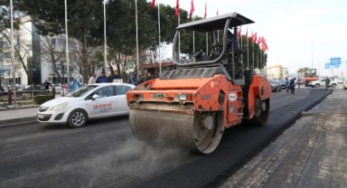 Menderes’te Büyük Asfalt Çalışması