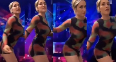 Survivor Sema'nın pavyon dansına tepki yağdı: Sema Aydemir Dilber elbisesi giydi