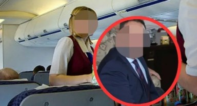 Uçakta alkollü hakim hostese yumruk attı, polisi tehdit etti