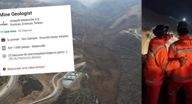 Anagold, 9 işçi siyanürlü toprak altında aranırken verdiği 'eleman aranıyor' ilanını geri çekti