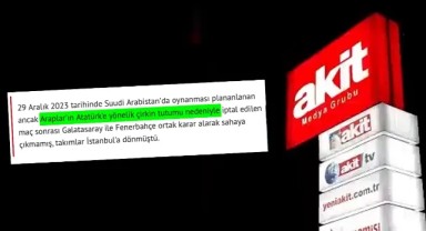 Bu sözler Akit'te söylendi:
