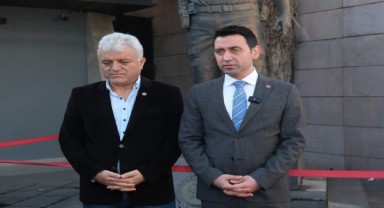 CHP Bayraklı Adayı Önal 'Rıza Bey Apartmanı' davasına katıldı, ailelere destek oldu